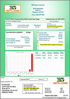 EV GAUGE SAMPLE REPORT